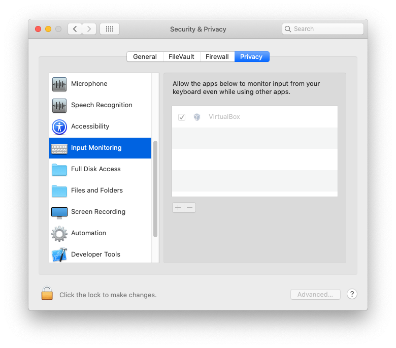 macos virtualbox linux